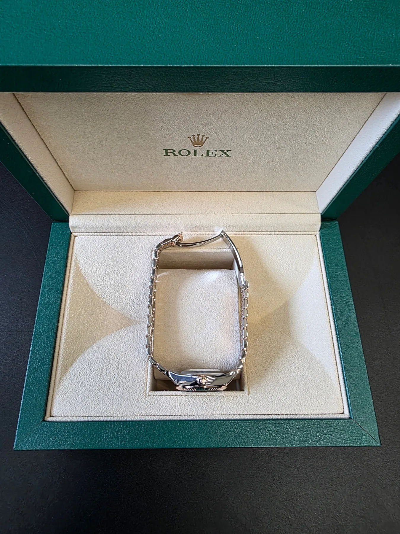 롤렉스 레이디 데이저스트 28mm 초코판 텐포인트 로즈골드 콤비 279171 2022 사진 5