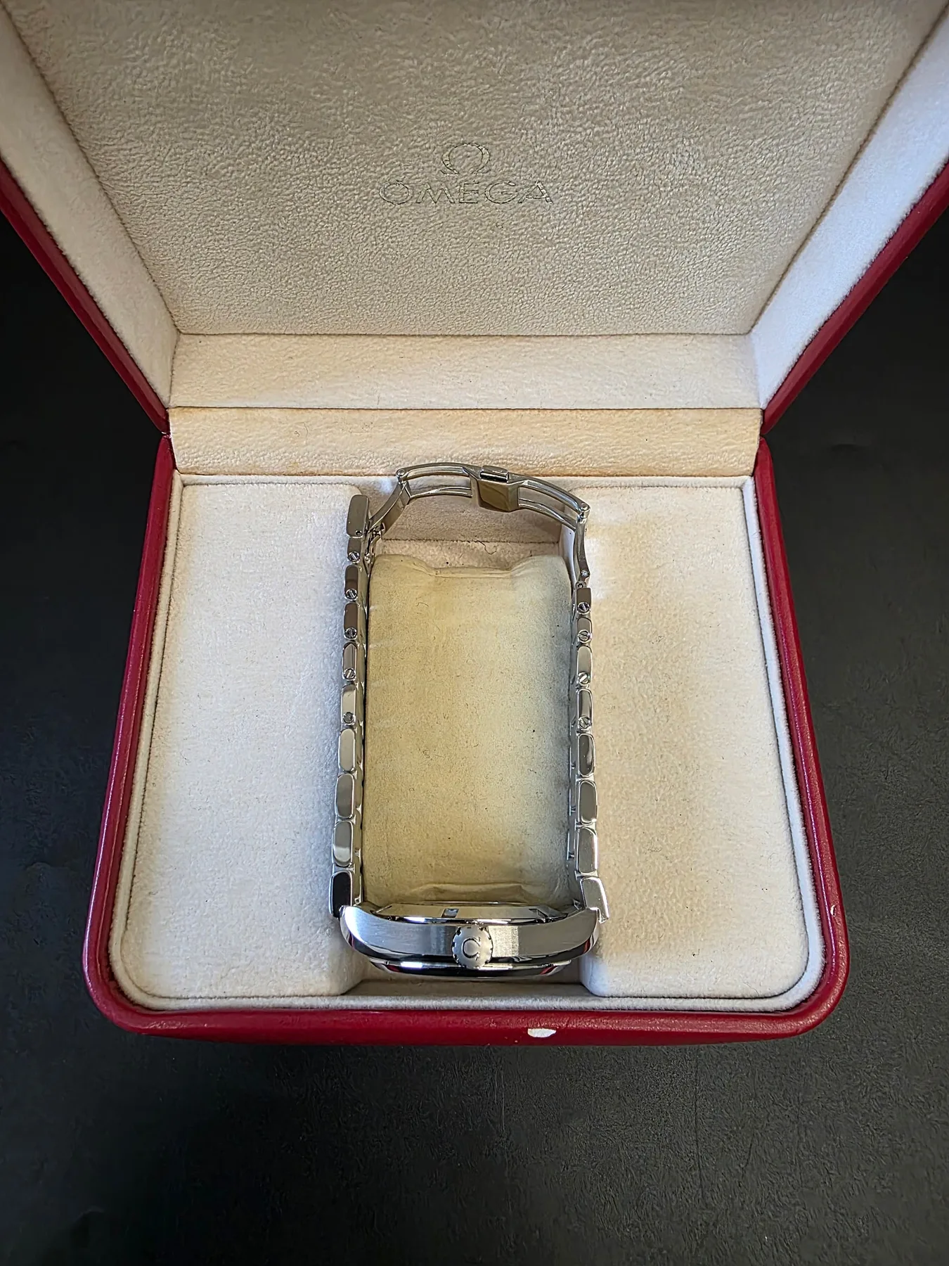 오메가 씨마스터 아쿠아테라 쿼츠 38.5mm 화이트 스틸 2015 사진 6