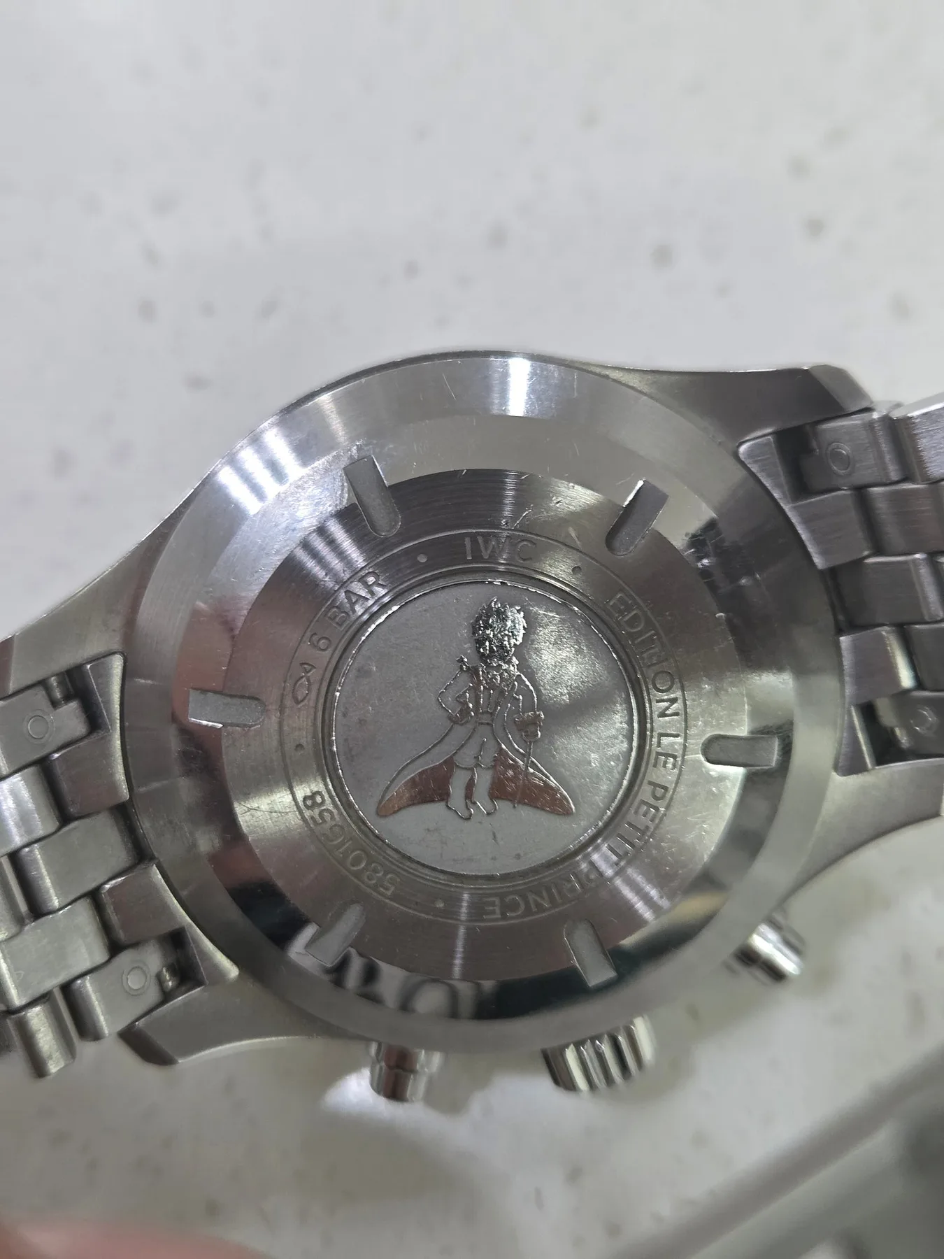 IWC 파일럿 크로노그래프 어린왕자 청판 43mm IW377717 2019 사진 5