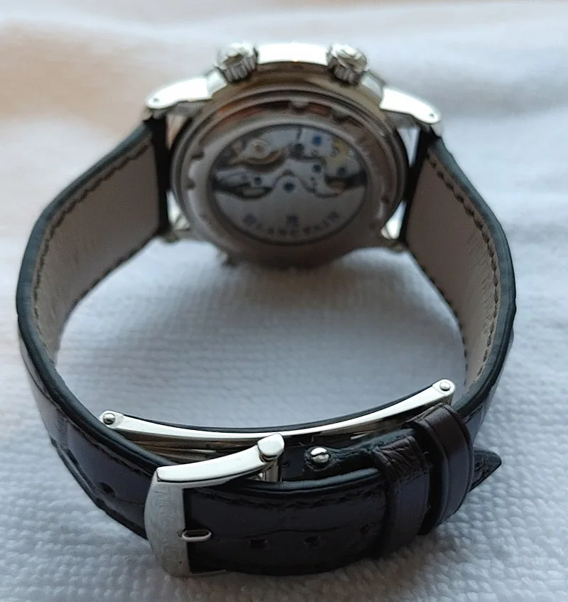 블랑팡 르망 알람 GMT 18k 화이트골드 40mm 2013 사진 5
