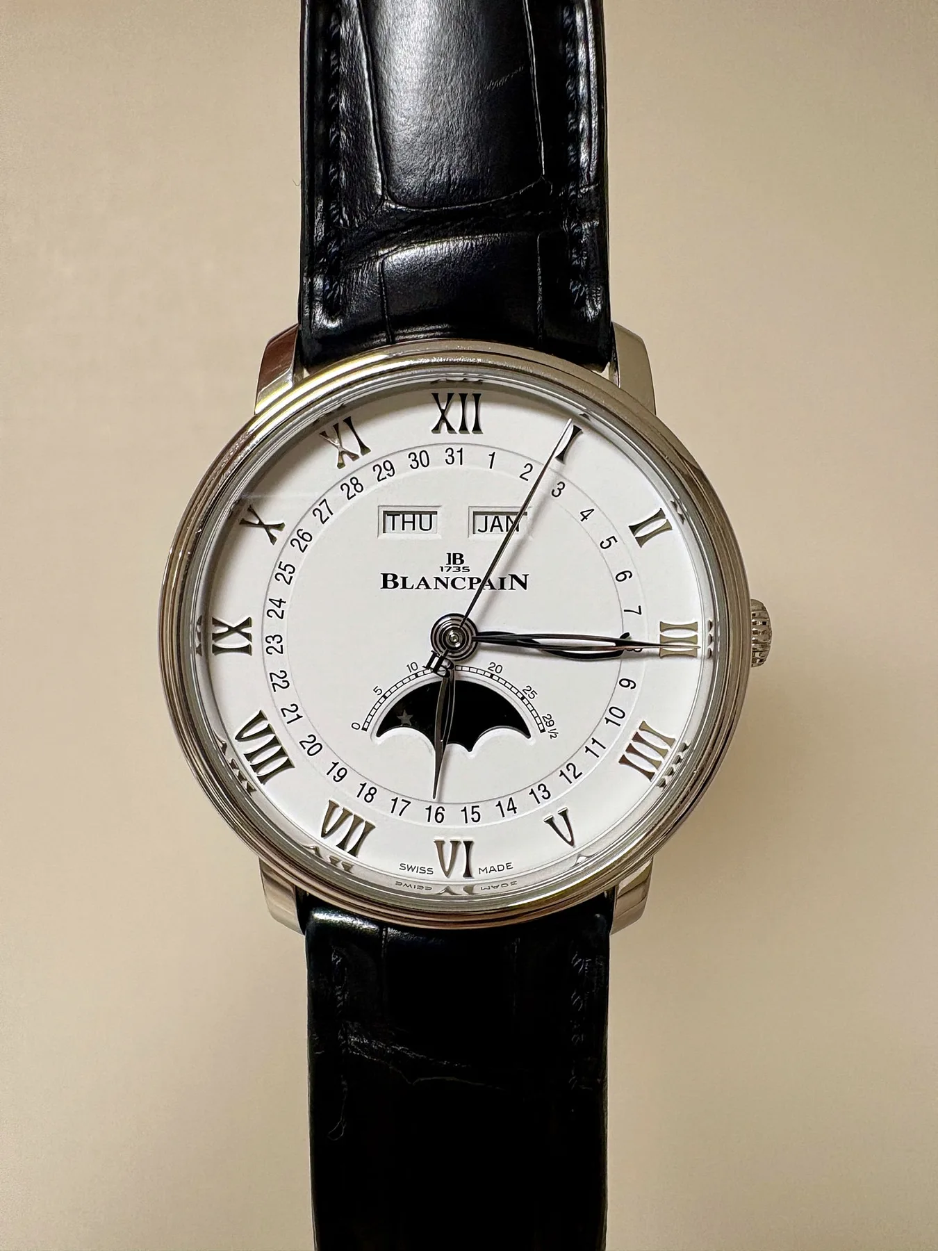 블랑팡 빌레레 콴티엠 컴플릿 문페이즈 40mm 2021 사진 4