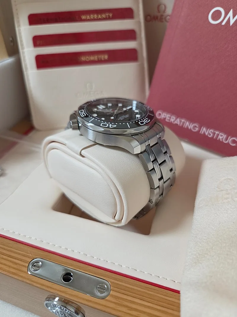 오메가 씨마스터 다이버 300M 42mm 스틸 블랙 다이얼 2020 사진 7