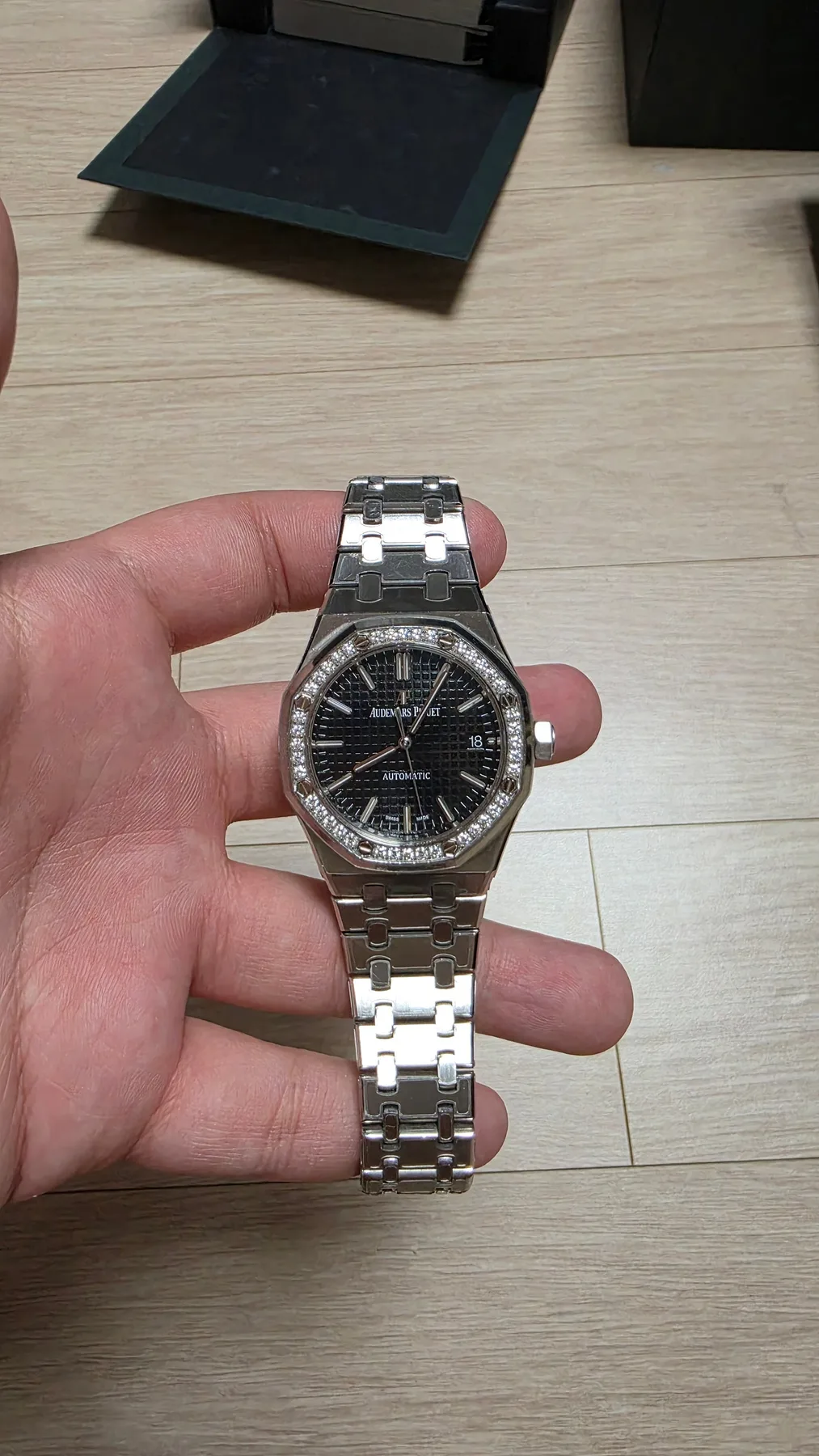 오데마피게 로얄오크 37mm 베젤 다이아 2017 사진 8