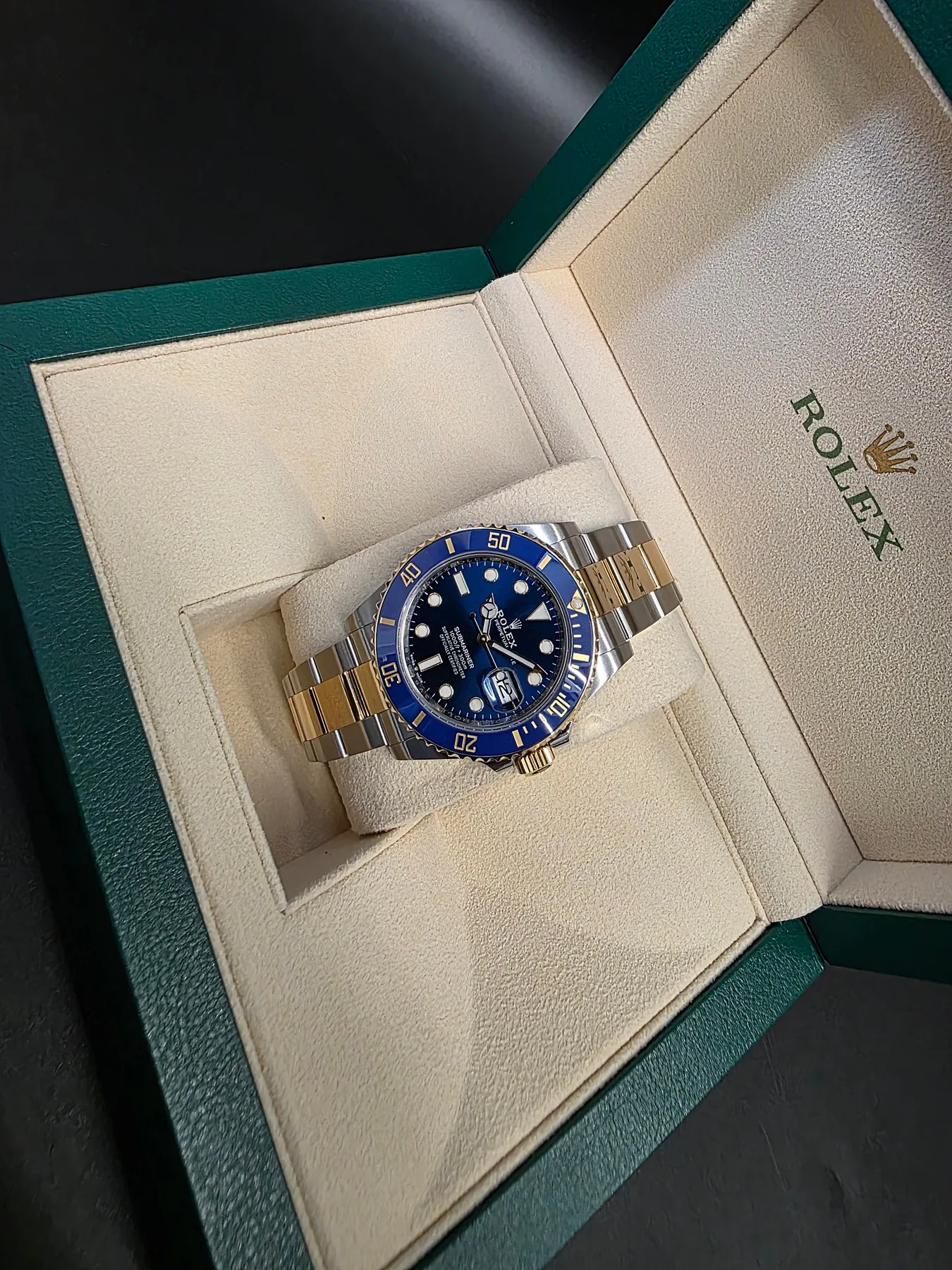 롤렉스 서브마리너 41mm 청판 옐로우골드 콤비 2022 사진 2