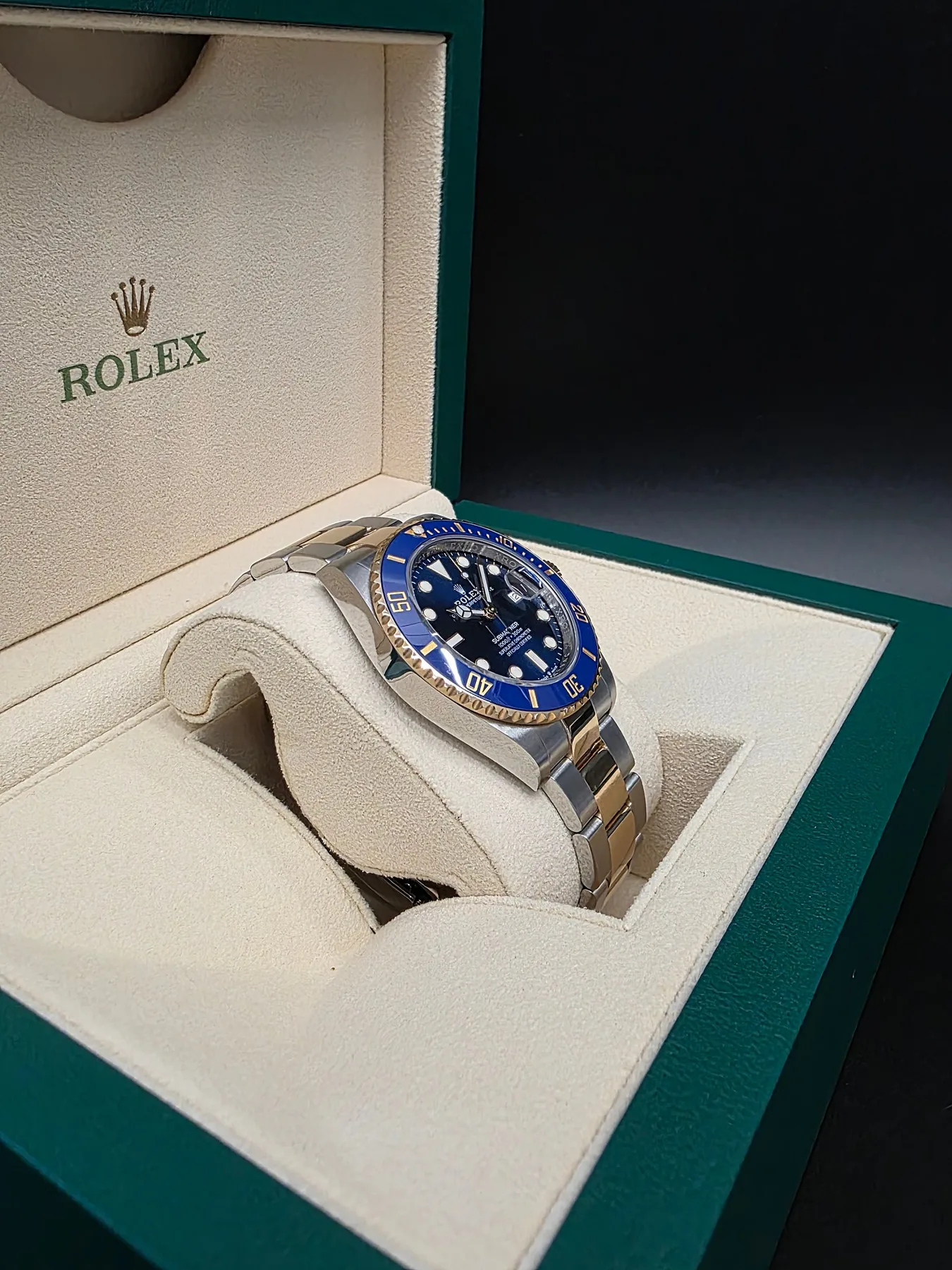 롤렉스 서브마리너 41mm 청판 옐로우골드 콤비 2022 사진 5