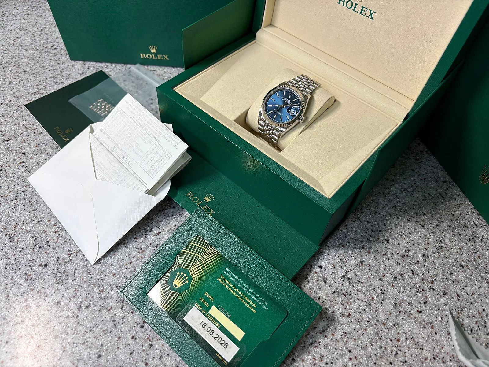 롤렉스 데이저스트 36mm 청판 2026 사진 7