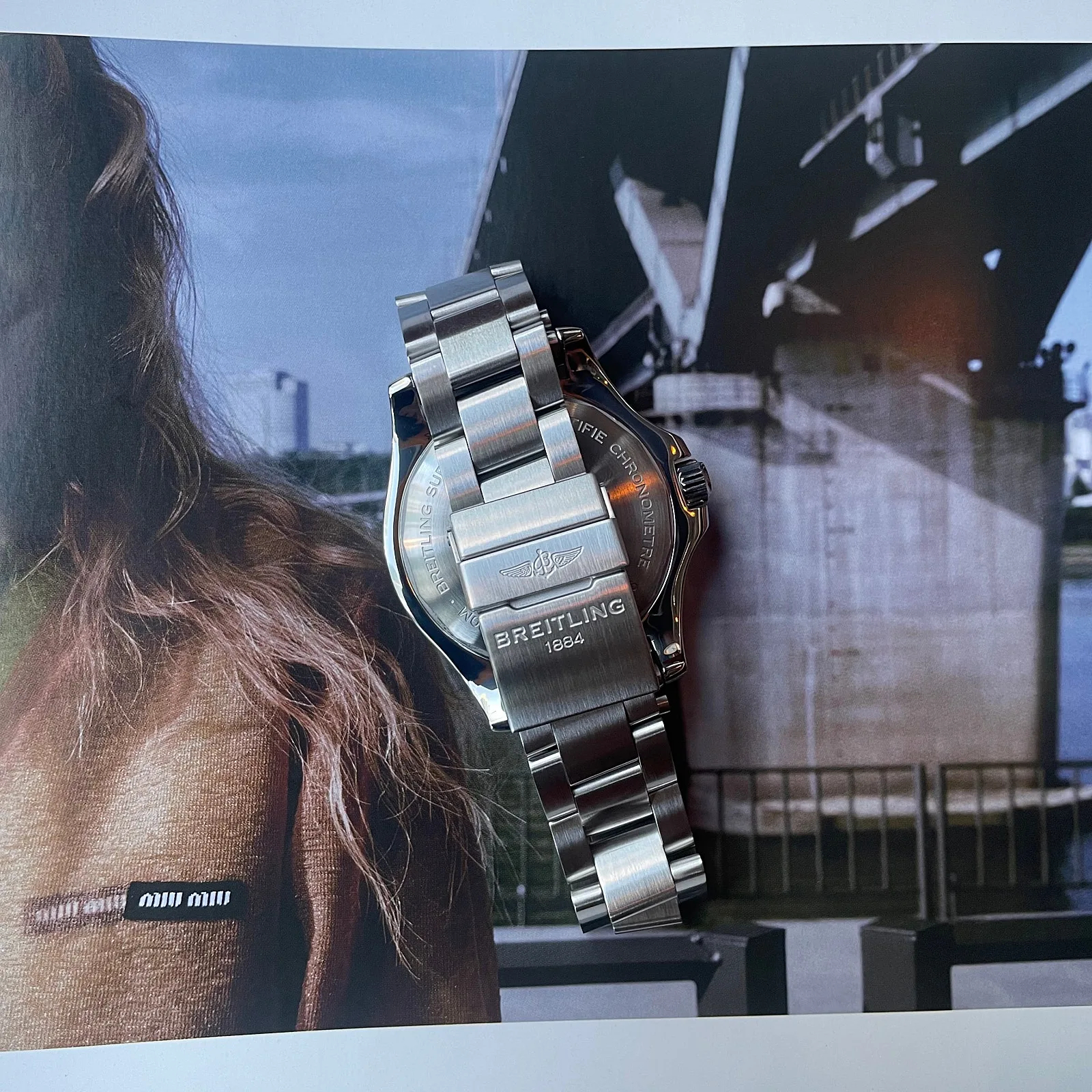 브라이틀링 슈퍼오션 42mm 청판 2022 사진 5