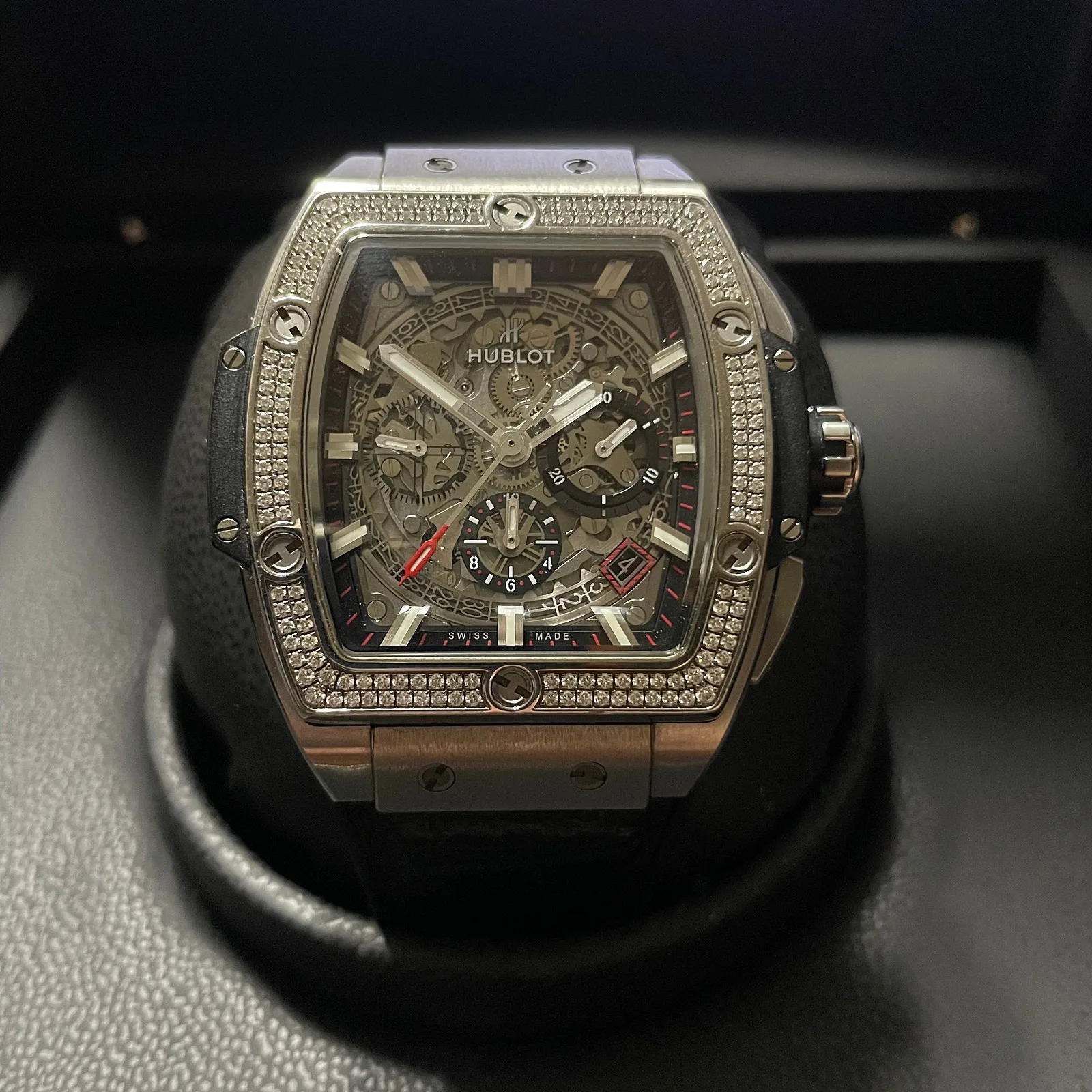 위블로 스피릿 오브 빅뱅 티타늄 다이아몬드 베젤 42mm 2019 사진 2