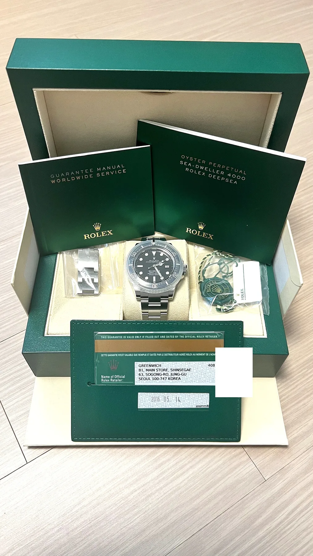 롤렉스 씨드웰러 4000 116600 2016 사진 6