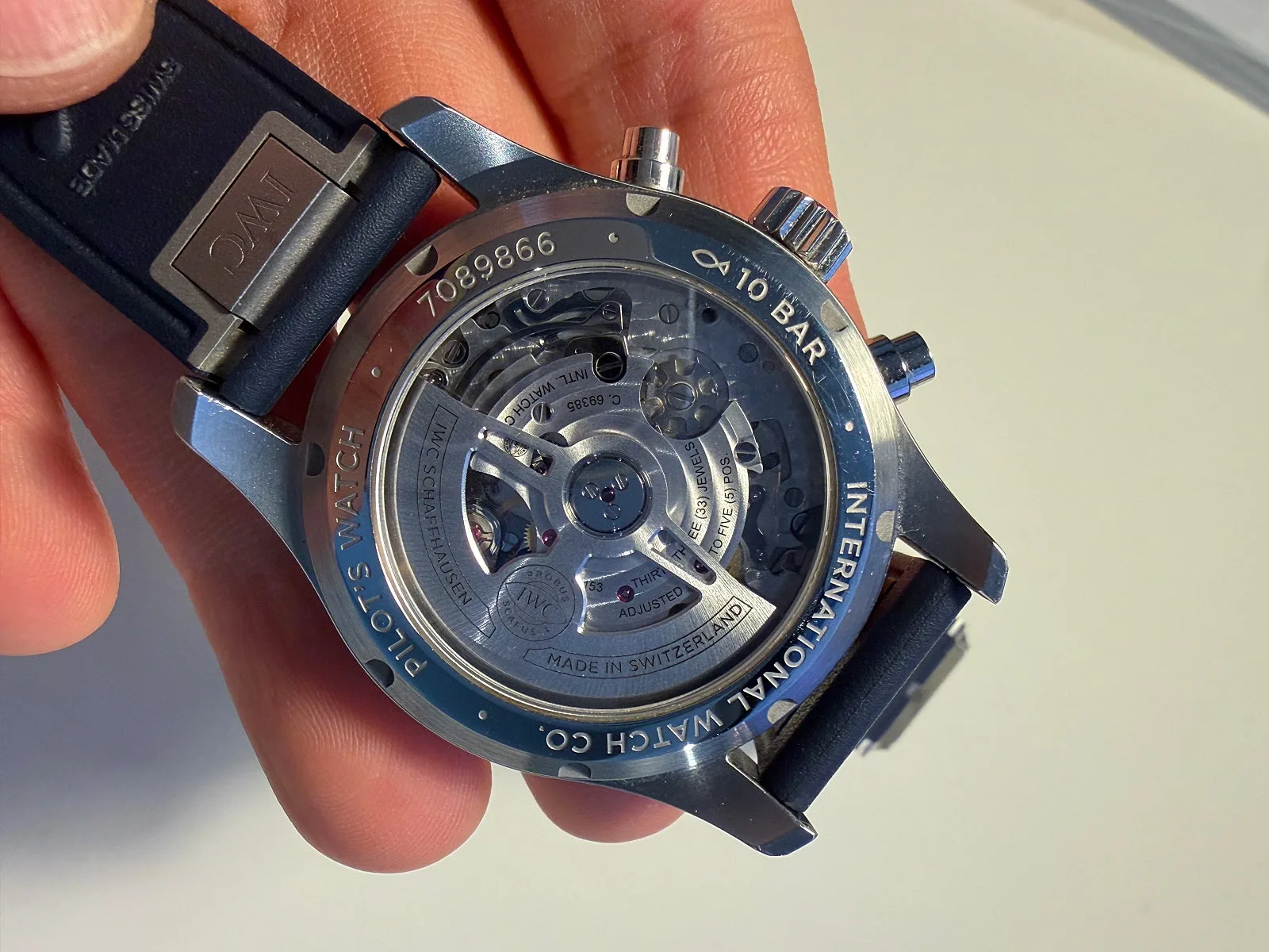 IWC 파일럿 워치 크로노그래프 41 녹판 2022 사진 7