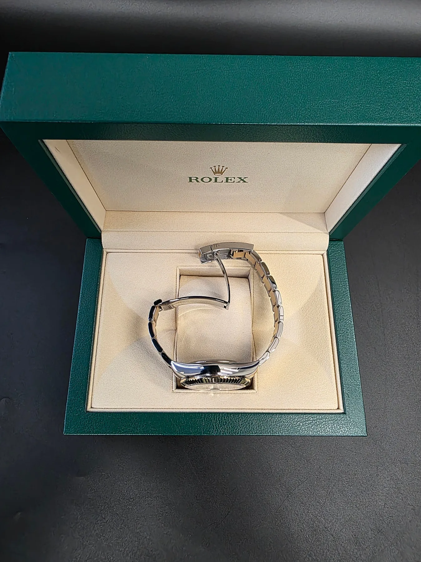 롤렉스 스카이드웰러 42mm 검판 오이스터 옐로우골드 콤비 2019 사진 8