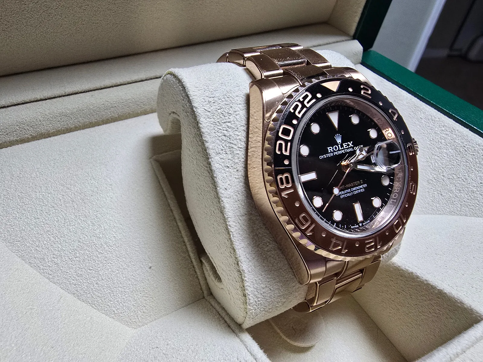롤렉스 GMT 마스터2 루트비어 금통 2022 사진 5