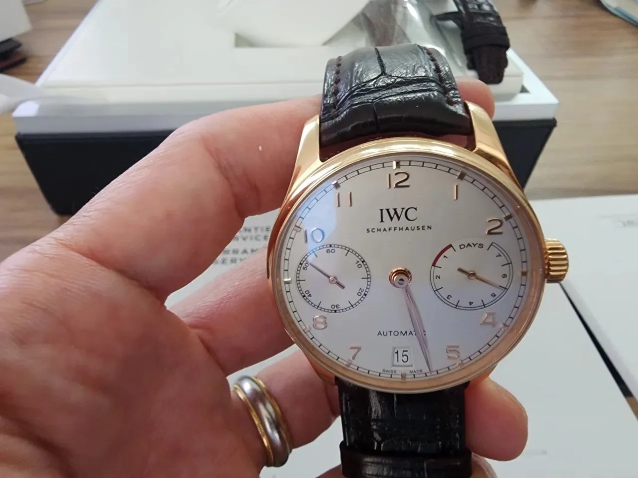 IWC 포르투기저 세븐데이즈 레드골드 2016 사진 4