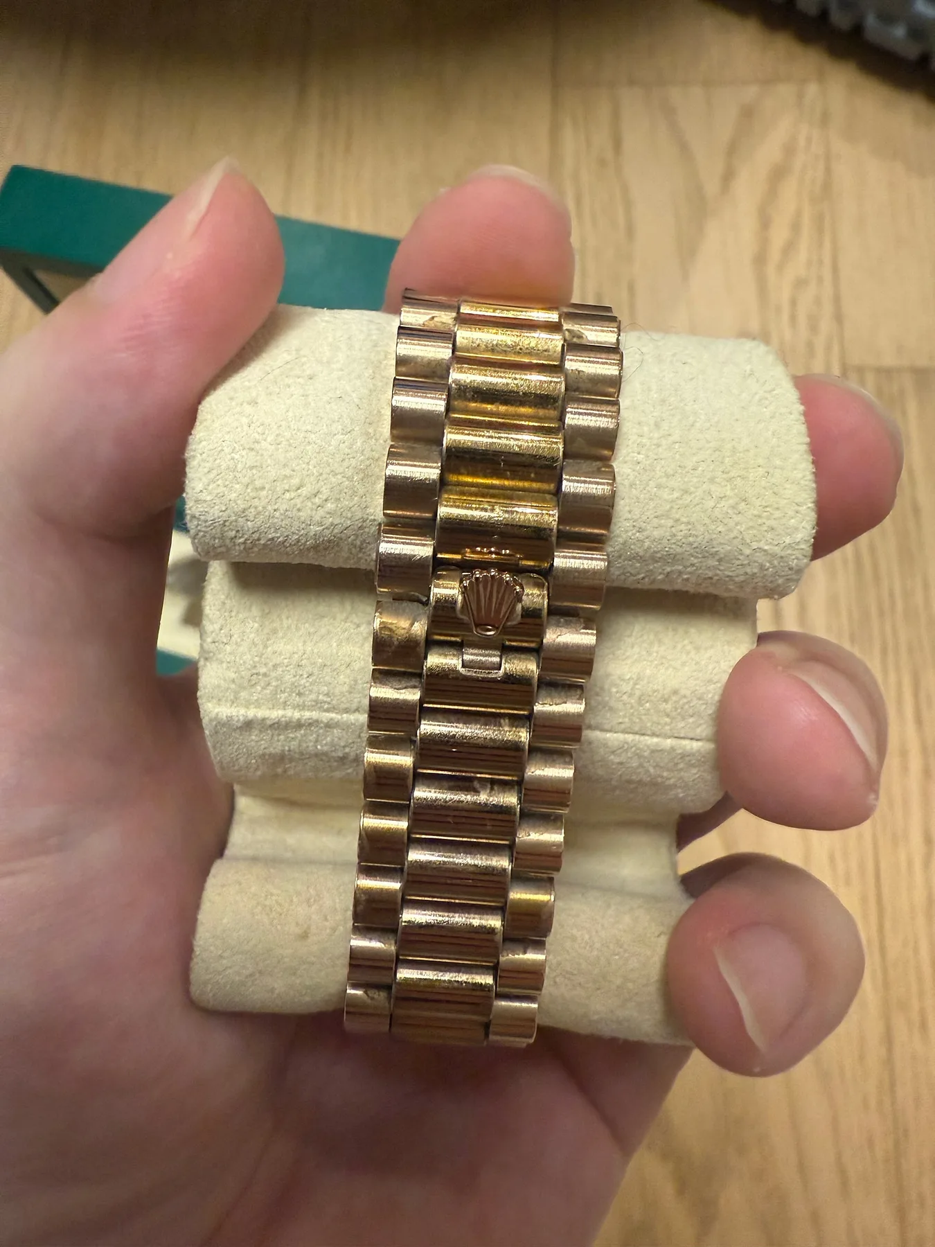 롤렉스 데이데이트 올리브그린 40mm 로즈골드 2020 사진 7