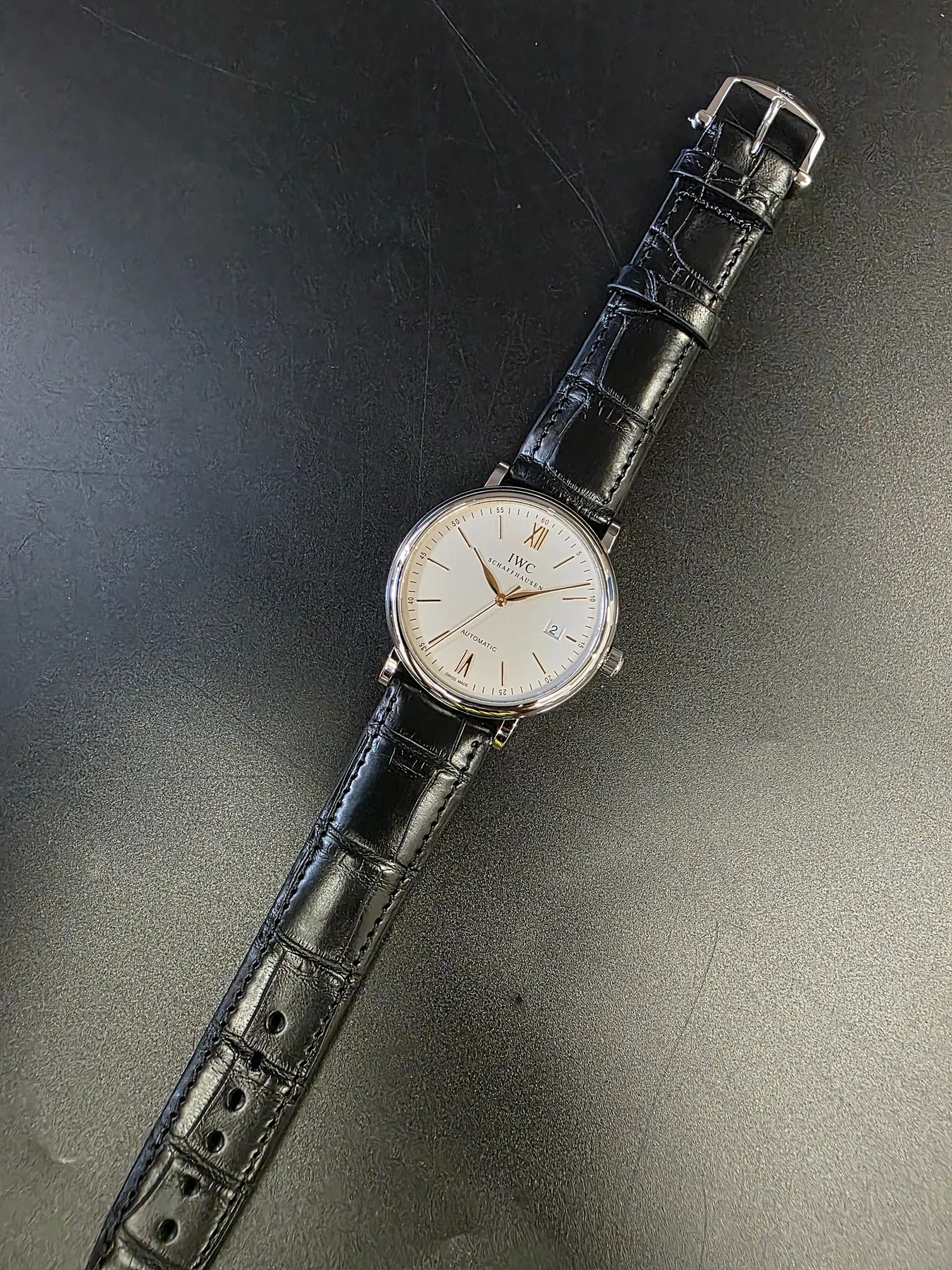 IWC 포르토피노 골드핸즈 오토매틱 40mm 2020 사진 6