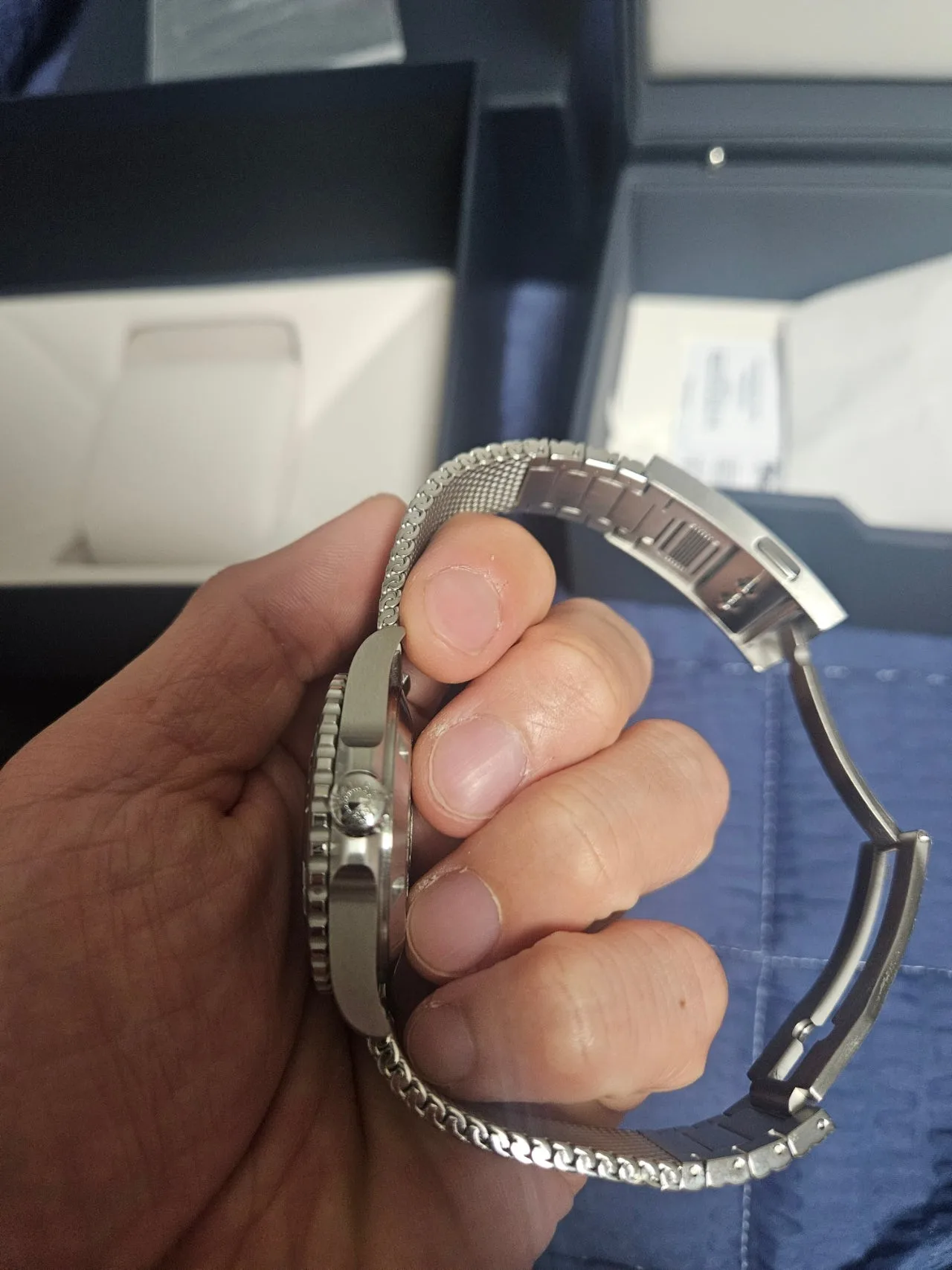 론진 하이드로콘퀘스트 39mm 그레이 메쉬 2026 사진 2