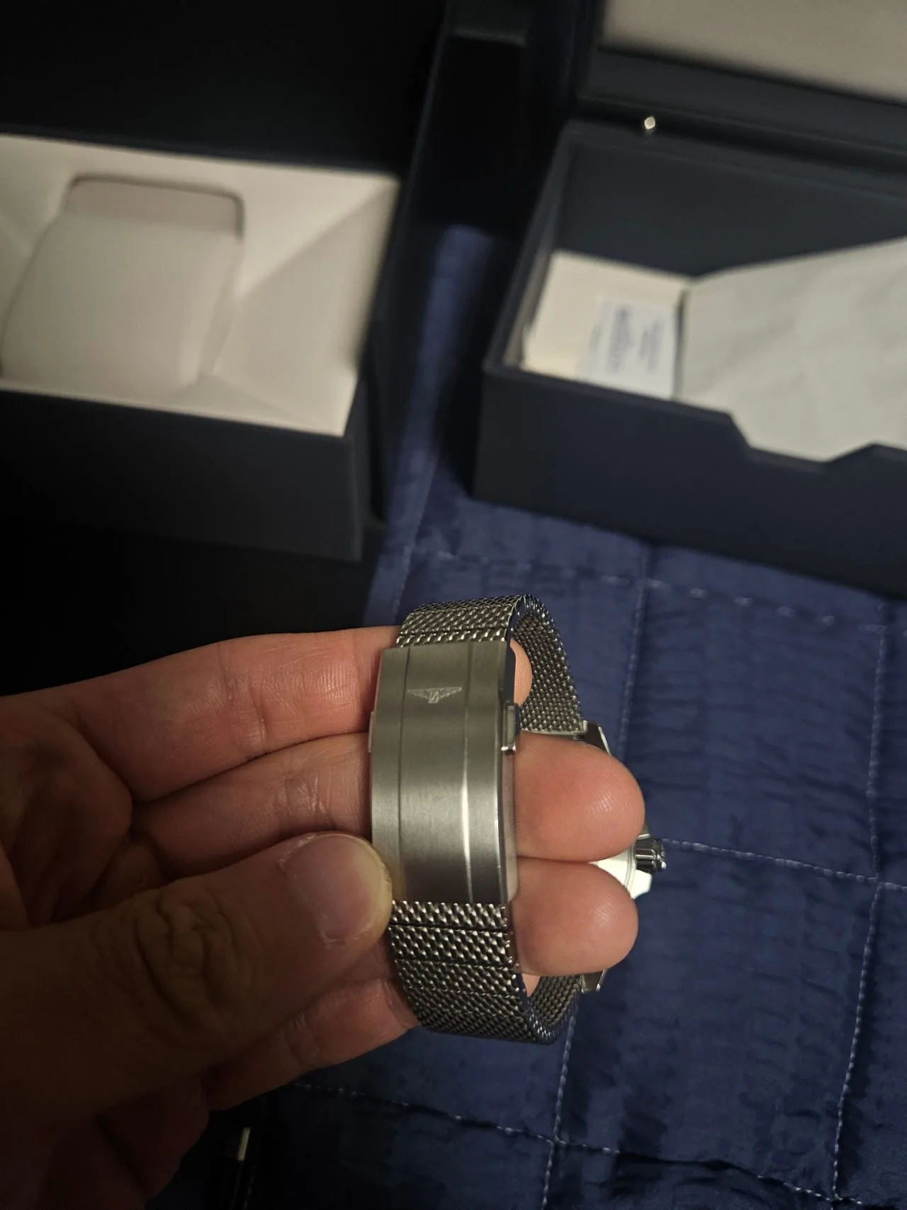 론진 하이드로콘퀘스트 39mm 그레이 메쉬 2026 사진 5
