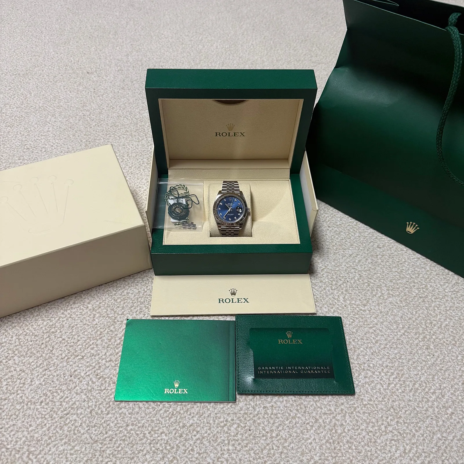 롤렉스 데이저스트 41mm 청판 다이아 쥬빌레 2024 사진 5