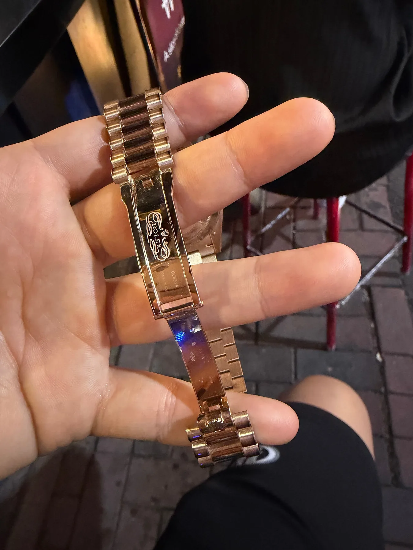 롤렉스 데이데이트 옴브레 슬레이트 금통 40mm 2025 사진 3