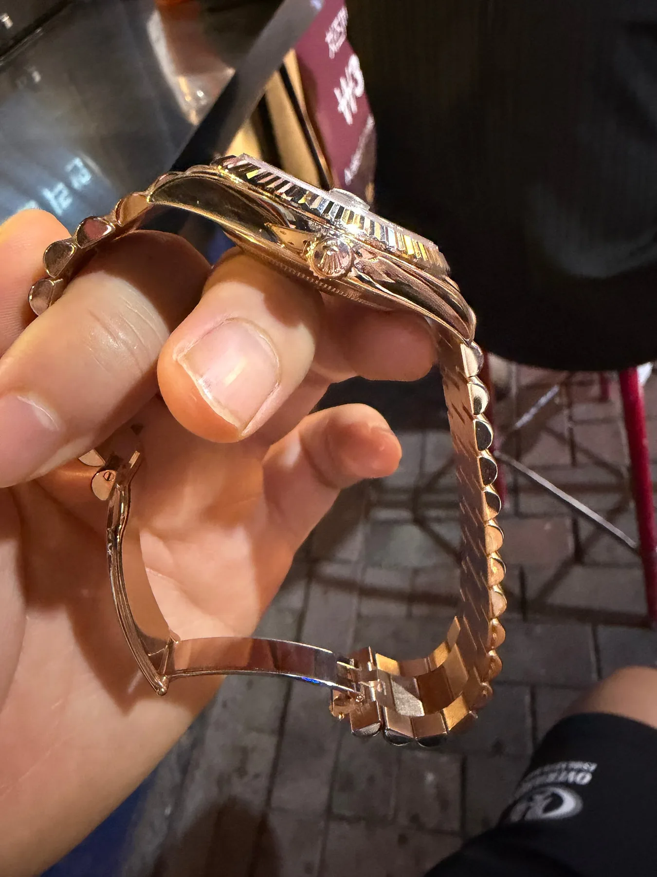롤렉스 데이데이트 옴브레 슬레이트 금통 40mm 2025 사진 4