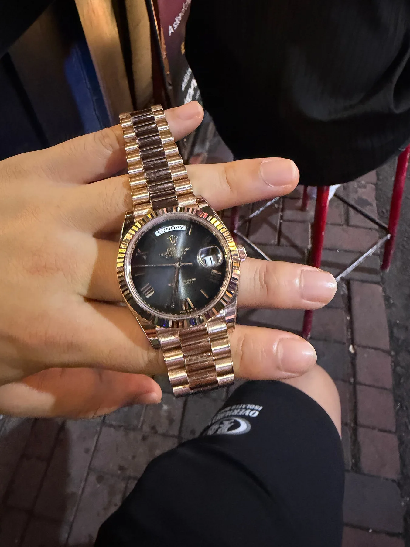 롤렉스 데이데이트 옴브레 슬레이트 금통 40mm 2025 사진 6