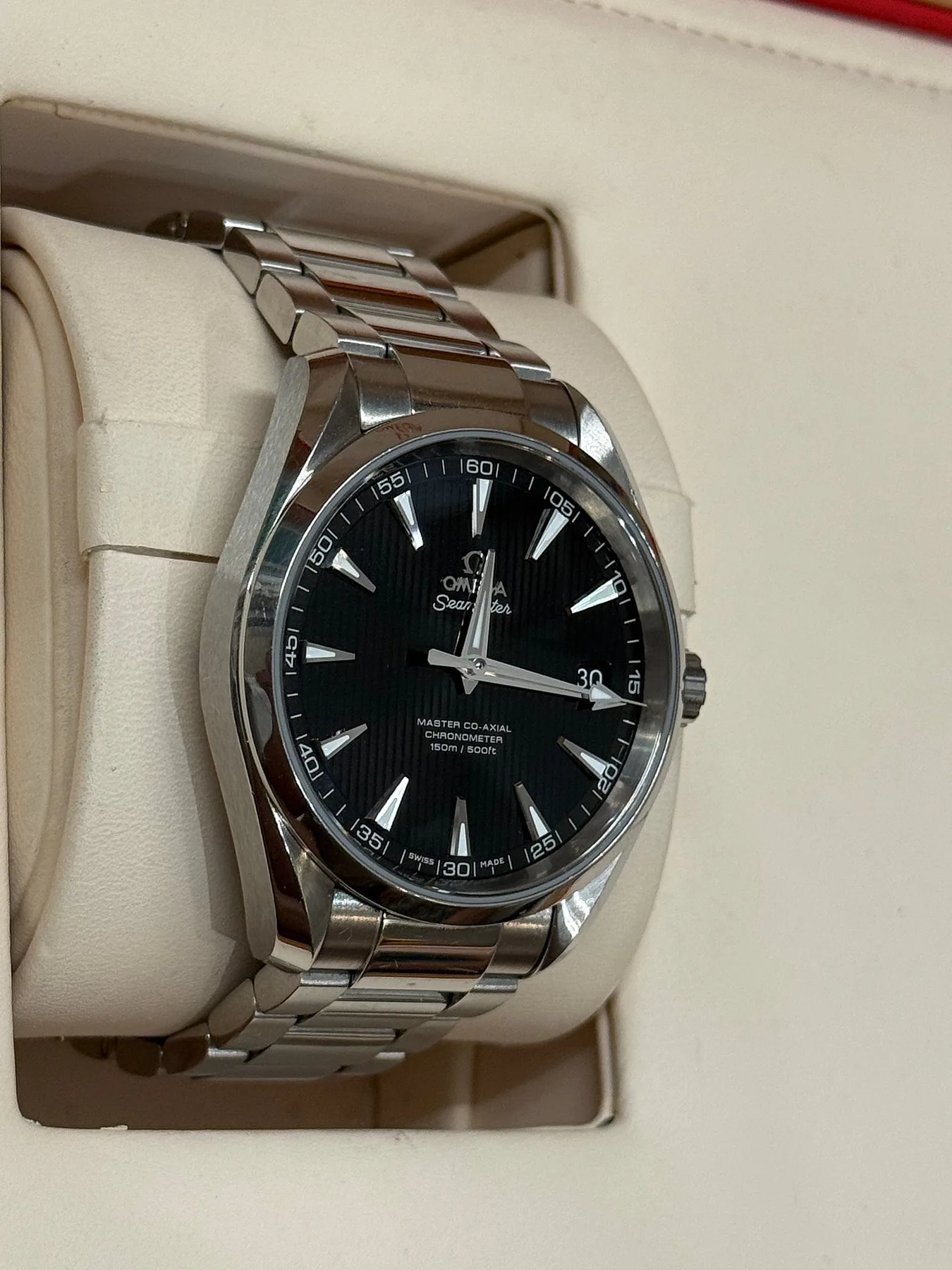 오메가 씨마스터 아쿠아테라 41mm 오토매틱 2018 사진 2