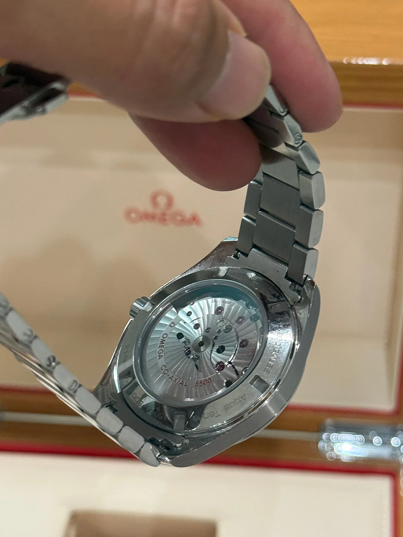 오메가 씨마스터 아쿠아테라 41mm 오토매틱 2018 사진 4