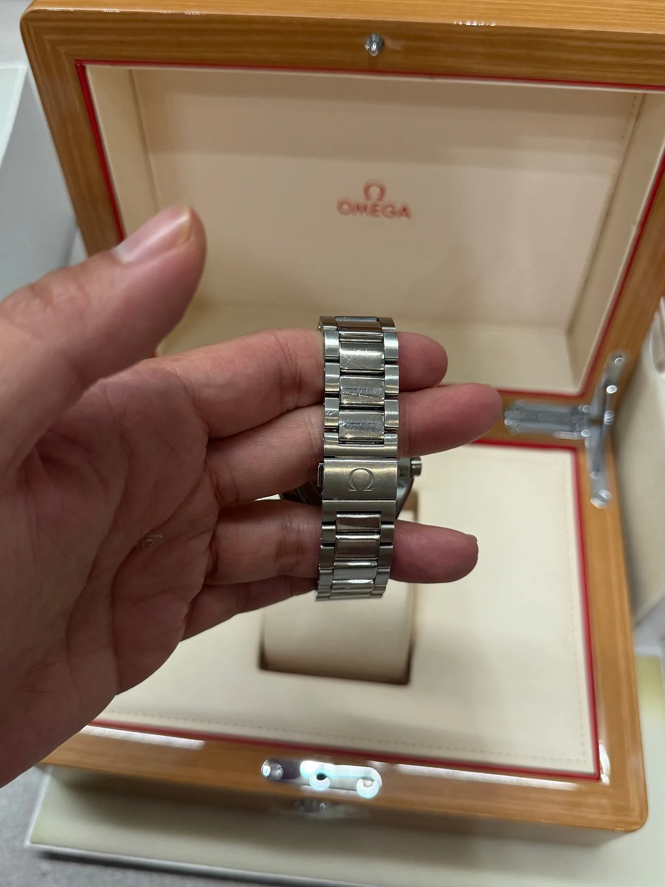 오메가 씨마스터 아쿠아테라 41mm 오토매틱 2018 사진 5