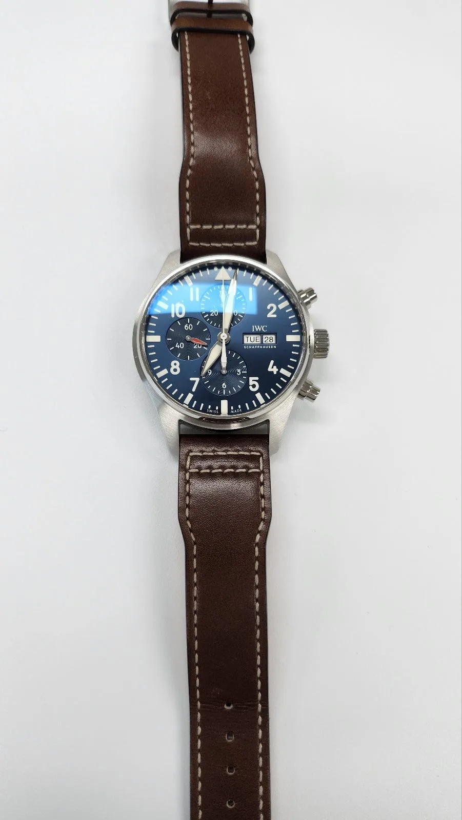 IWC 파일럿 크로노그래프 어린왕자 에디션 청판 43mm 2017 사진 7