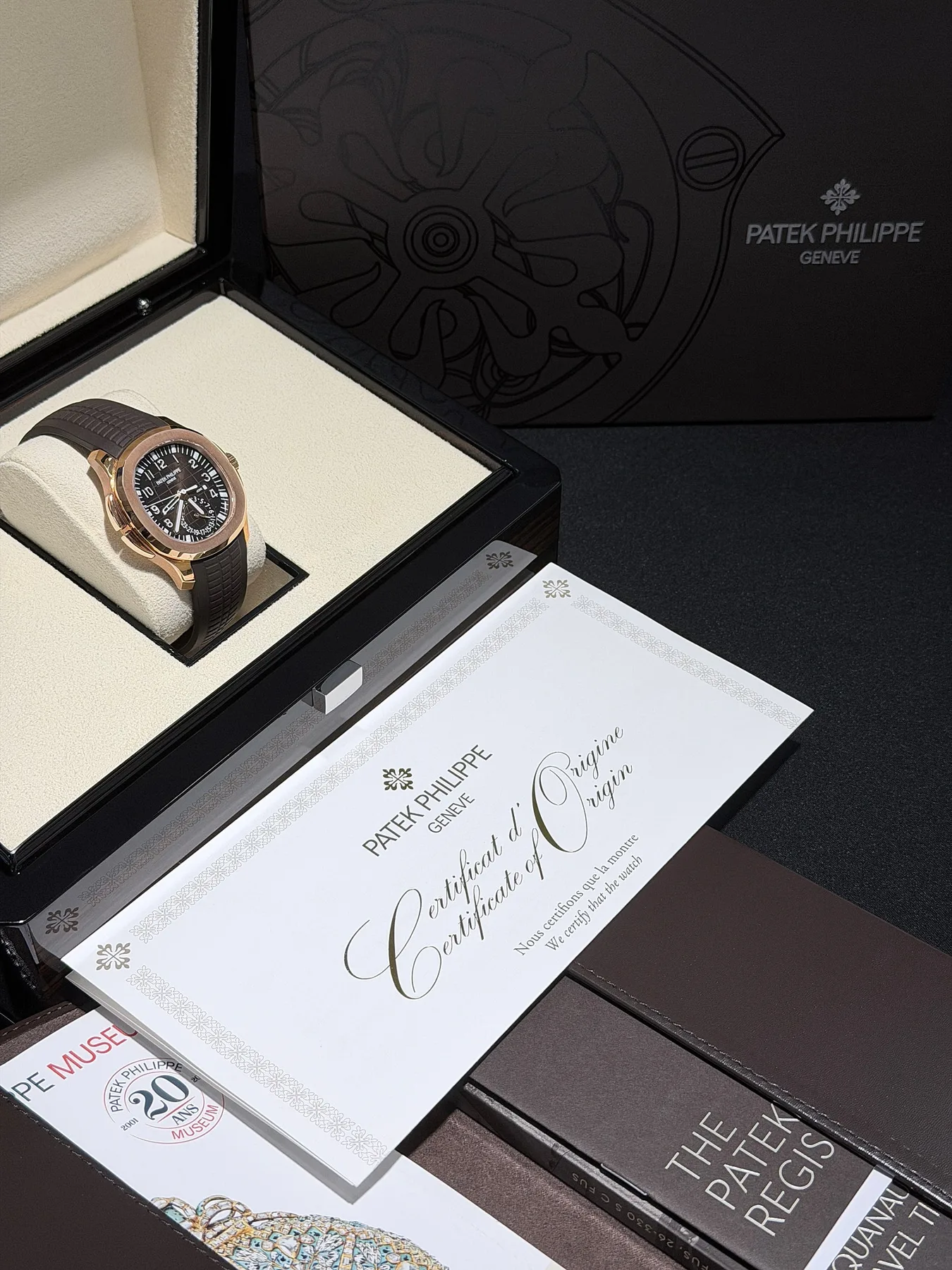 파텍필립 아쿠아넛 트래블타임 5164R-001 브라운 40.8mm 2023 사진 1