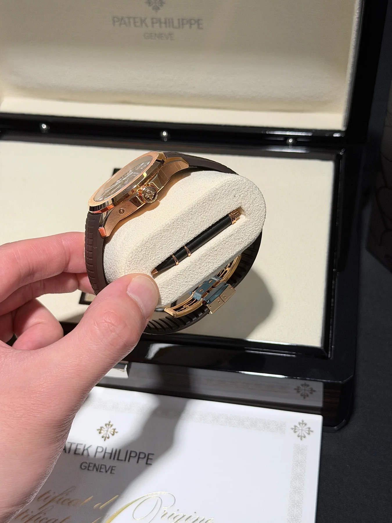 파텍필립 아쿠아넛 트래블타임 5164R-001 브라운 40.8mm 2023 사진 3