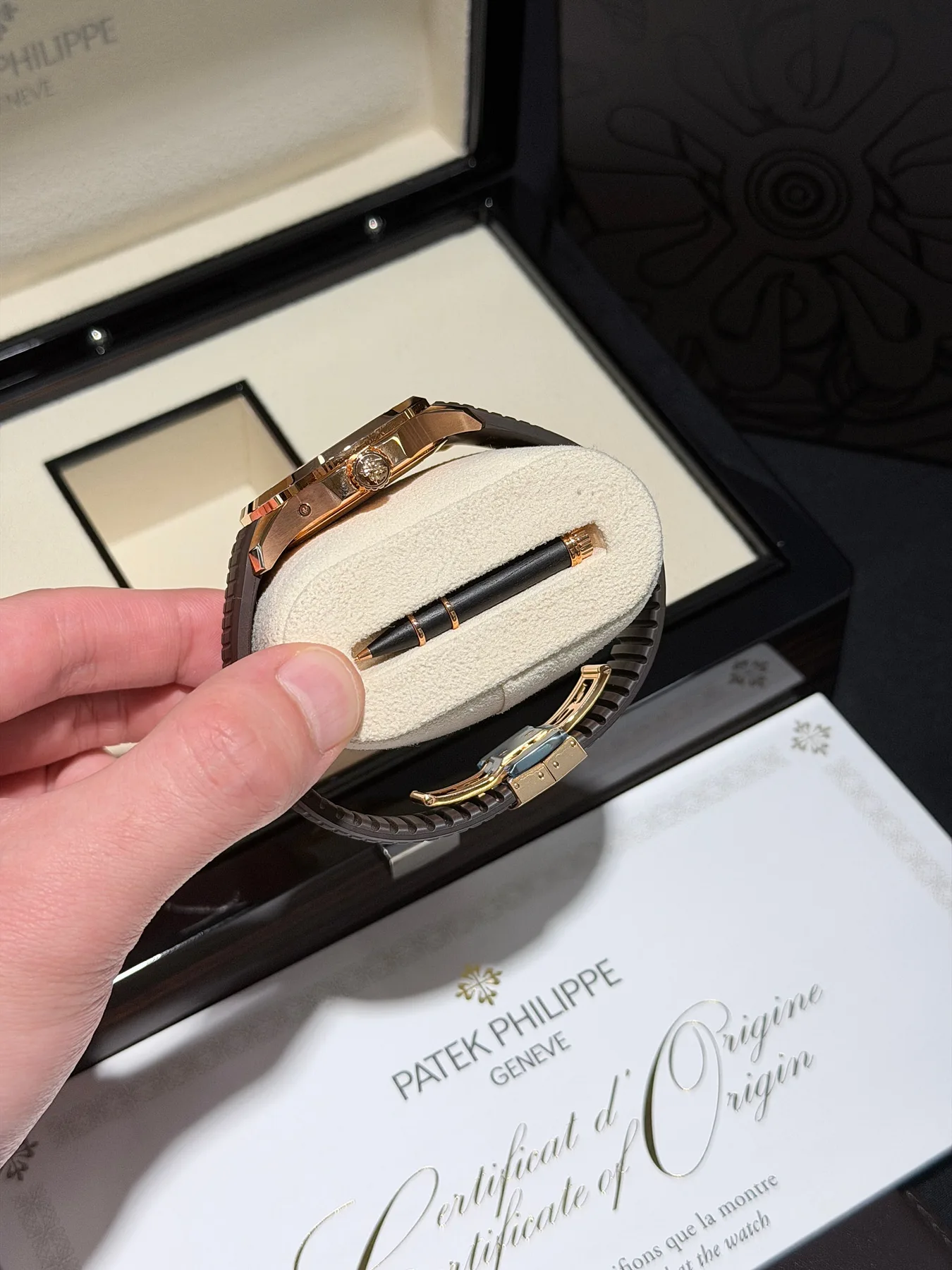 파텍필립 아쿠아넛 트래블타임 5164R-001 브라운 40.8mm 2023 사진 5