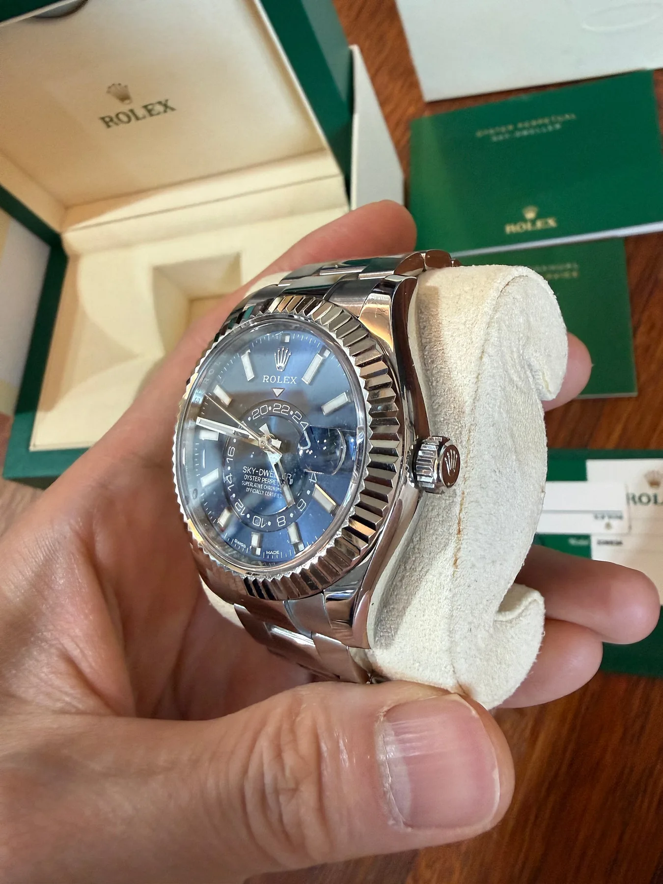롤렉스 스카이드웰러 청판 오이스터 42mm 326934 2018 사진 2