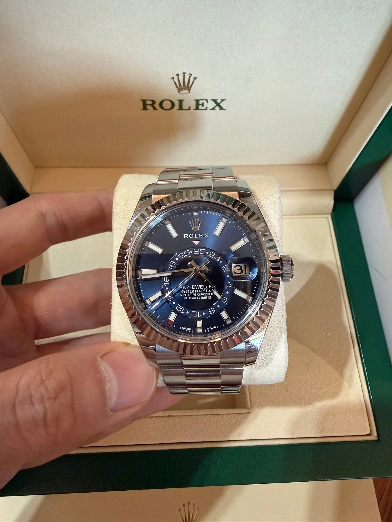 롤렉스 스카이드웰러 청판 오이스터 42mm 326934 2018 사진 7