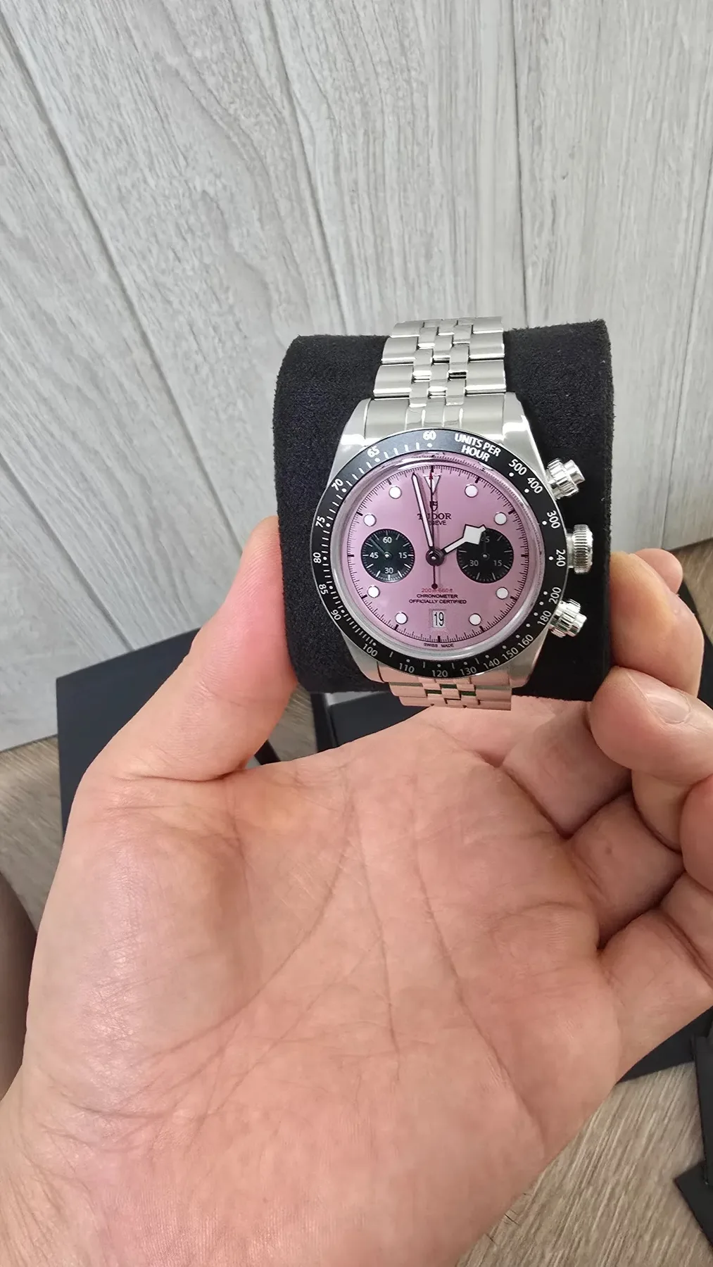 튜더 블랙베이 41mm 크로노 마이애미 핑크 2025 사진 4