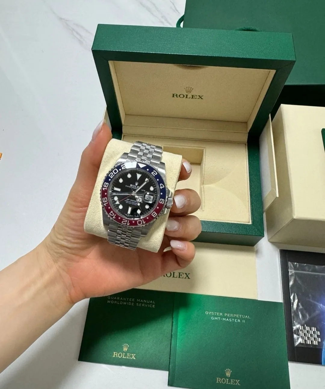 롤렉스 GMT-마스터II 펩시걸 126710 2020년 2020 사진 1