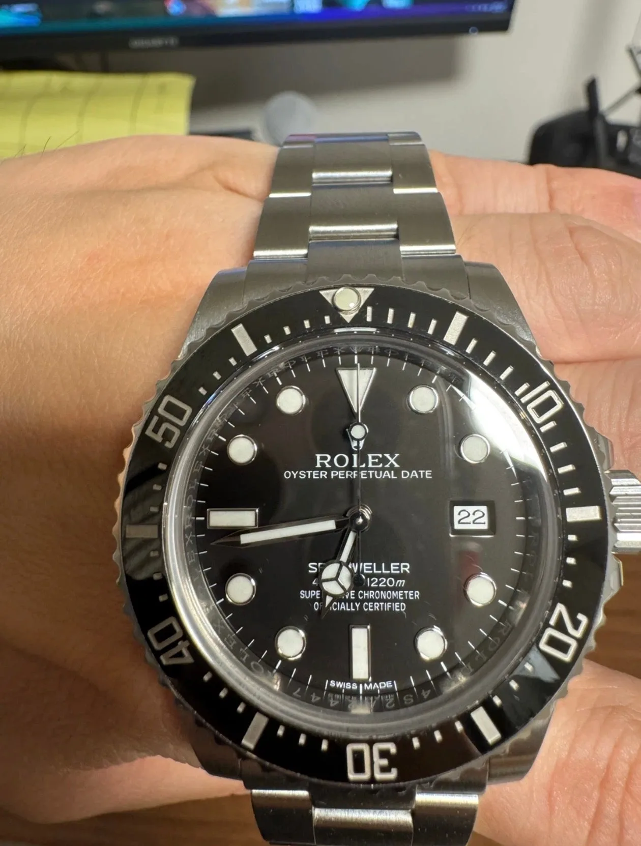 롤렉스 씨드웰러 40mm (ref.116600) 2015 사진 3