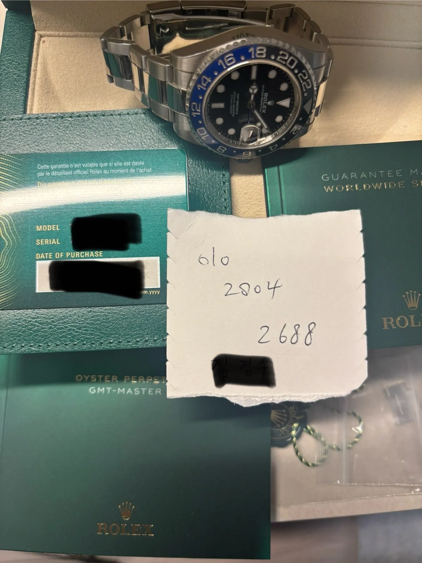 롤렉스 GMT 마스터2 배트맨 126710BLNR 2024 사진 7