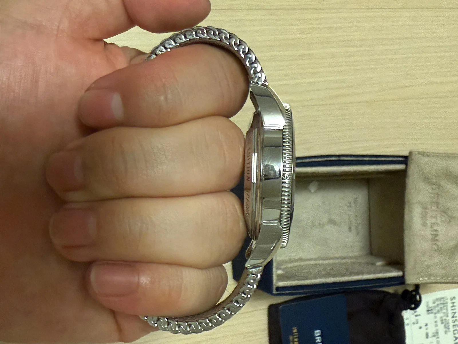 브라이틀링 슈퍼오션 헤리티지2 42mm 그린 2022 사진 3
