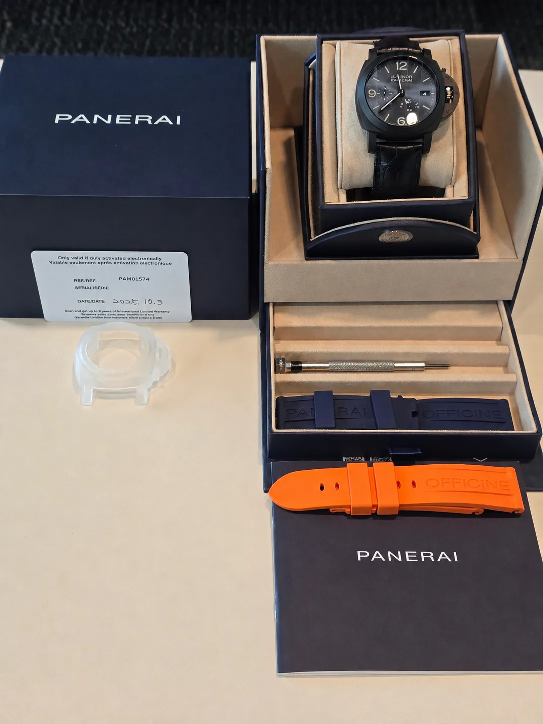 파네라이 루미노르 파워리저브 GMT PAM01574 2025 사진 2