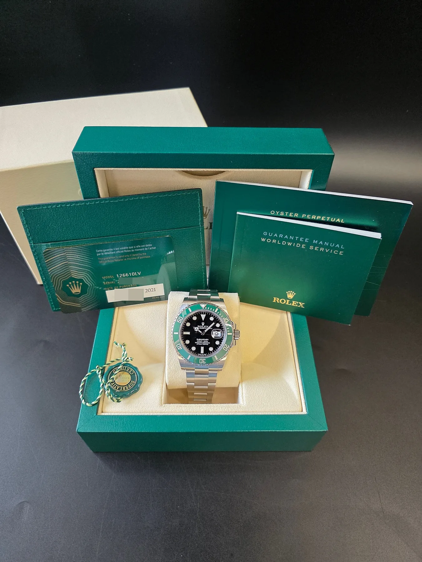 롤렉스 서브마리너 스타벅스 41mm 126610LV 2021 사진 3