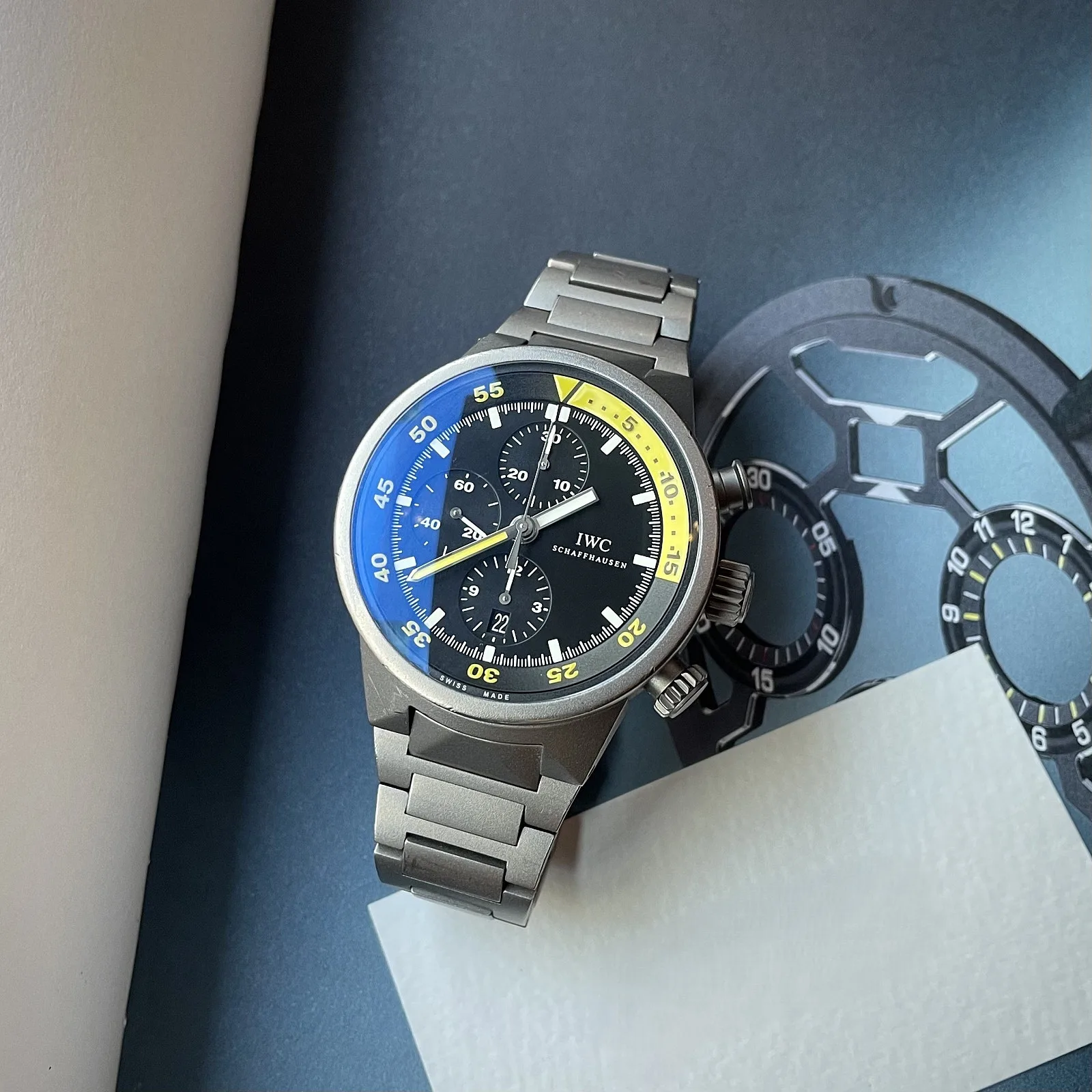IWC 아쿠아타이머 크로노그래프 티타늄 44mm 2005 사진 2