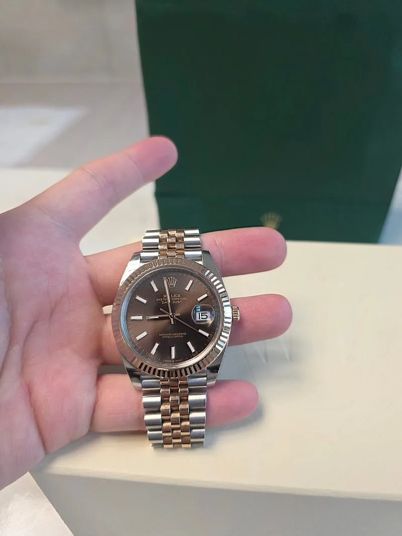 롤렉스 데이저스트 41mm 초코콤비 126331 2021 사진 5