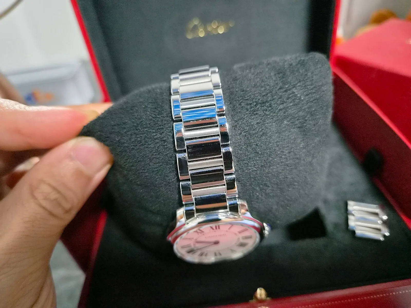 까르띠에 롱드 머스트 36mm 브레이슬릿 쿼츠 2025 사진 3