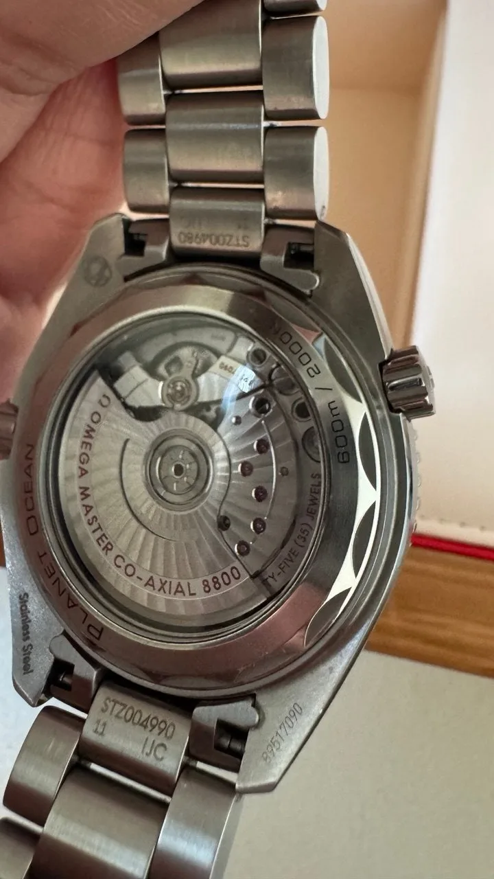 오메가 씨마스터 플래닛 오션 600M 39.5mm 블루 2020 사진 6