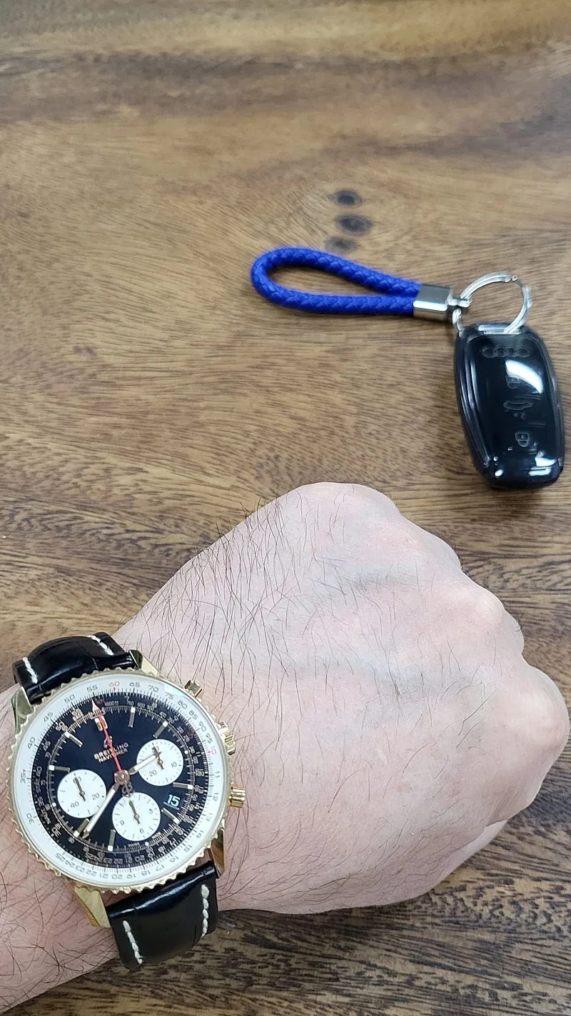 브라이틀링 네비타이머 43mm 로즈골드 금통 디버클 2019 사진 7