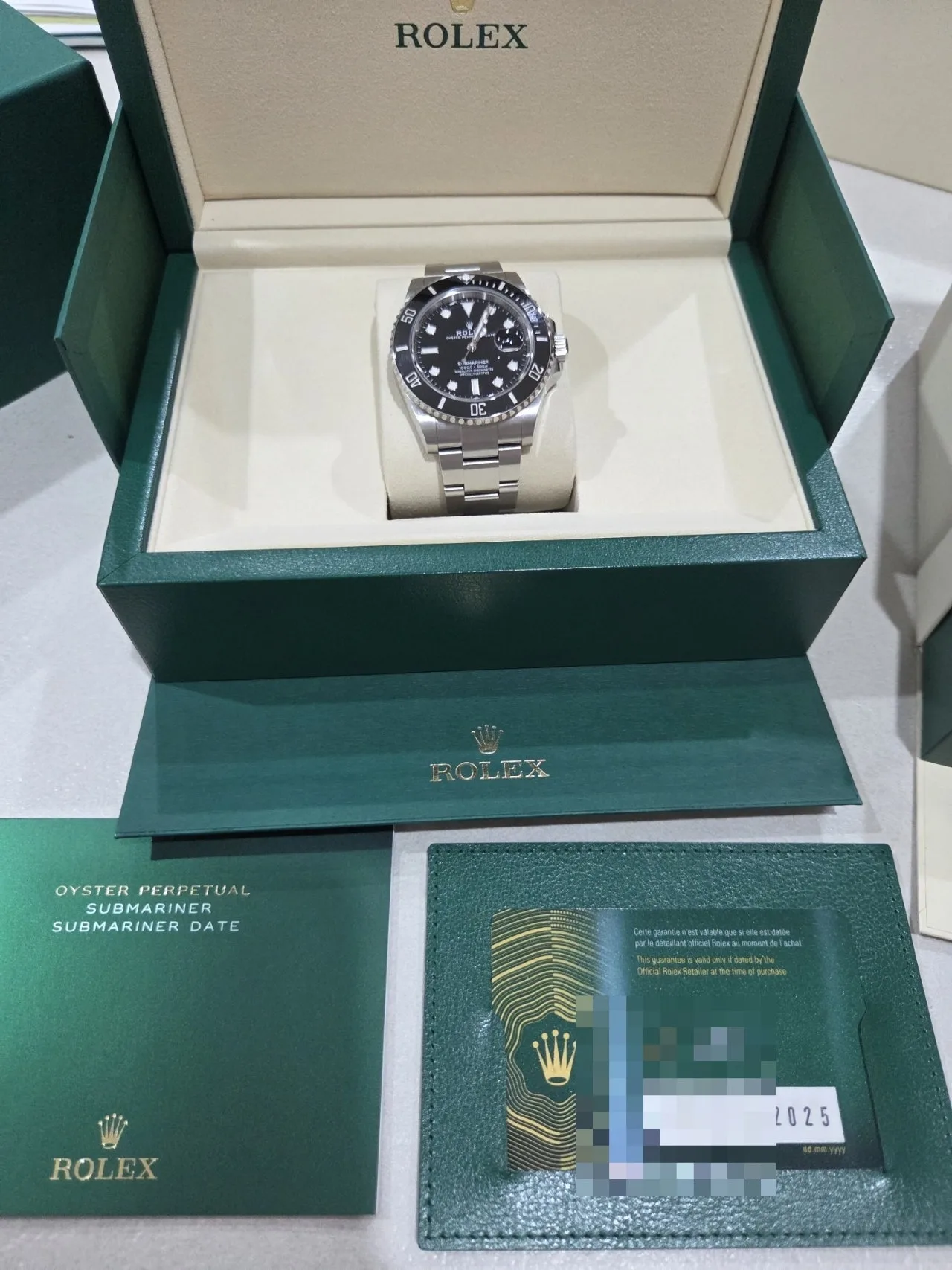 롤렉스 서브마리너 블랙 데이트 126610LN 2025 사진 7