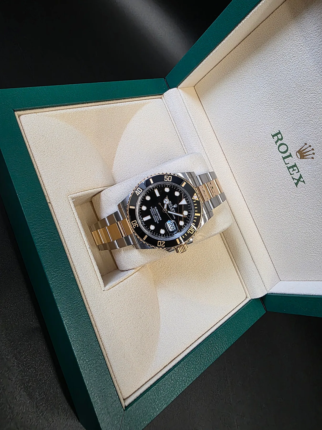 롤렉스 서브마리너 41mm 검판 옐로우골드 콤비 2022 사진 2