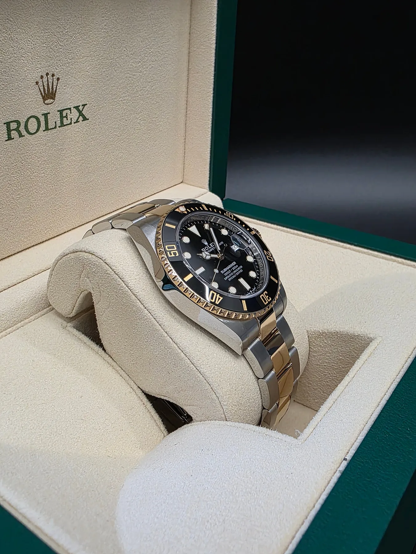 롤렉스 서브마리너 41mm 검판 옐로우골드 콤비 2022 사진 5