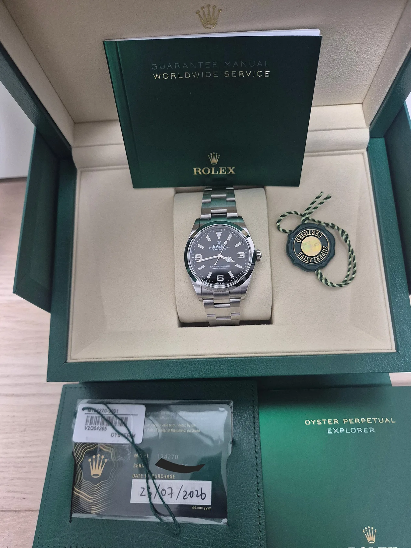 롤렉스 익스플로러 36mm 2026 사진 2